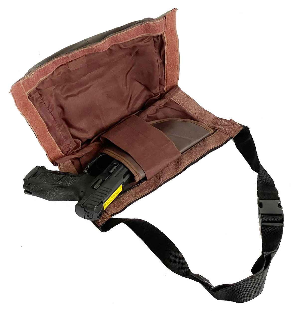 Genuine Leather Concealed Carry Weapon Waist Pouch Fanny Pack Gun Conceal Unisex Purse BW-1532