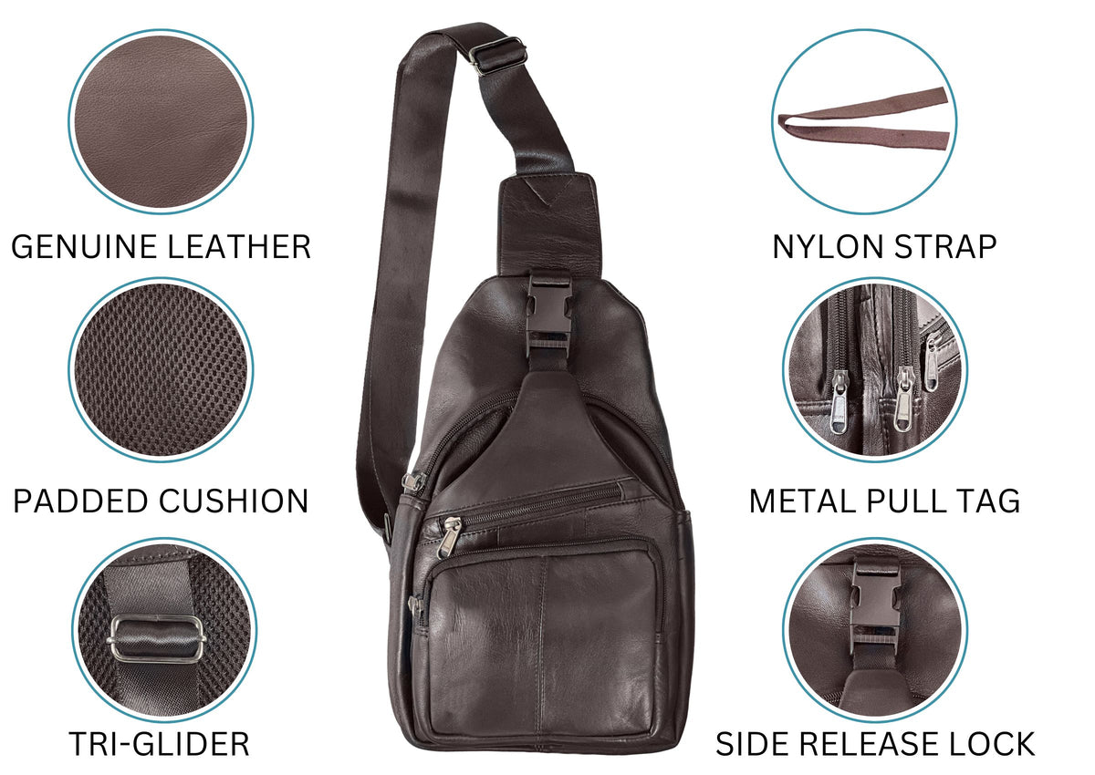 Bullz Crossbody leather bag CBB-04