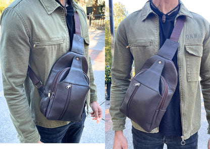 Bullz Crossbody leather bag CBB-09