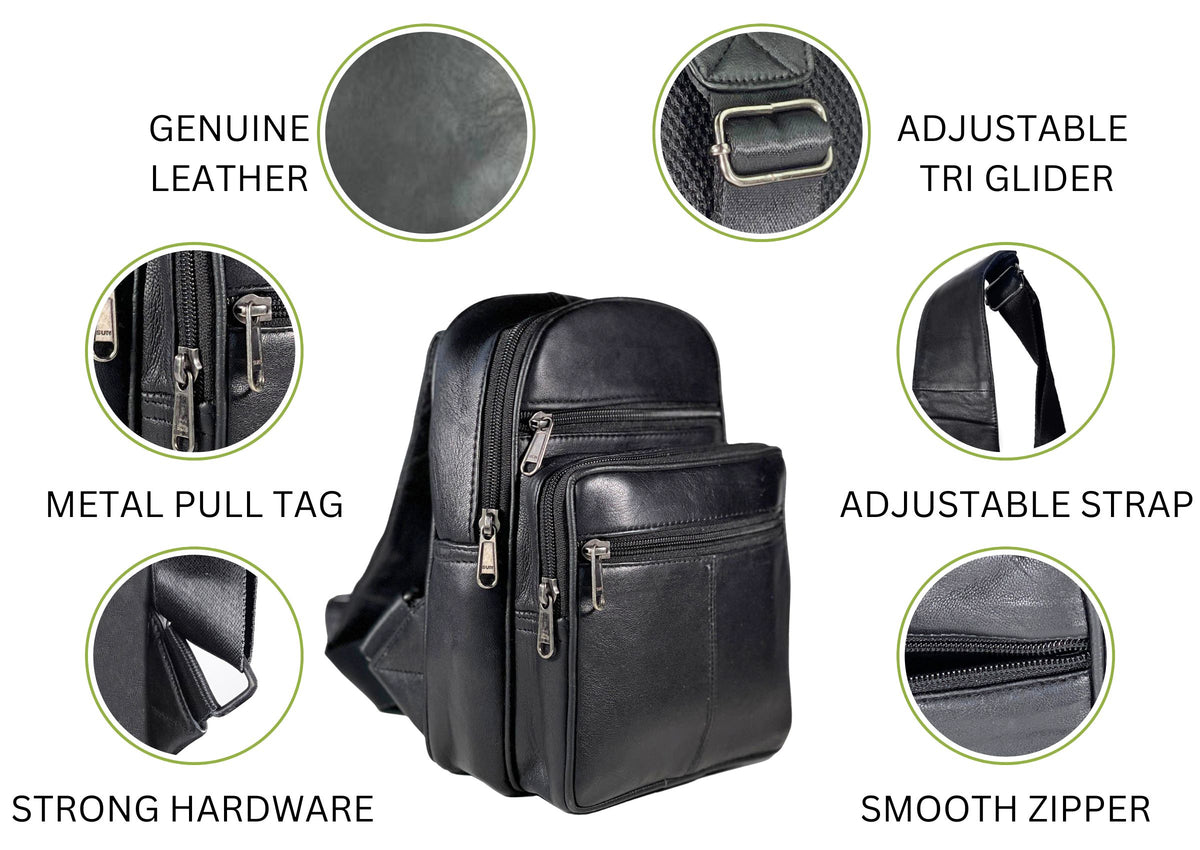 Bullz Crossbody leather bag CBB-08