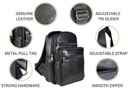 Bullz Crossbody leather bag CBB-08
