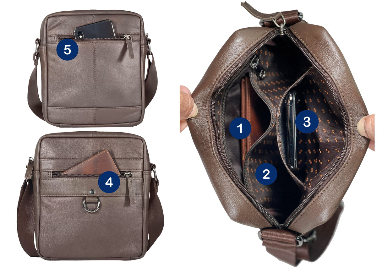 Bullz Sling leather bag SB-01