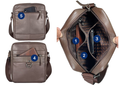 Bullz Sling leather bag SB-01