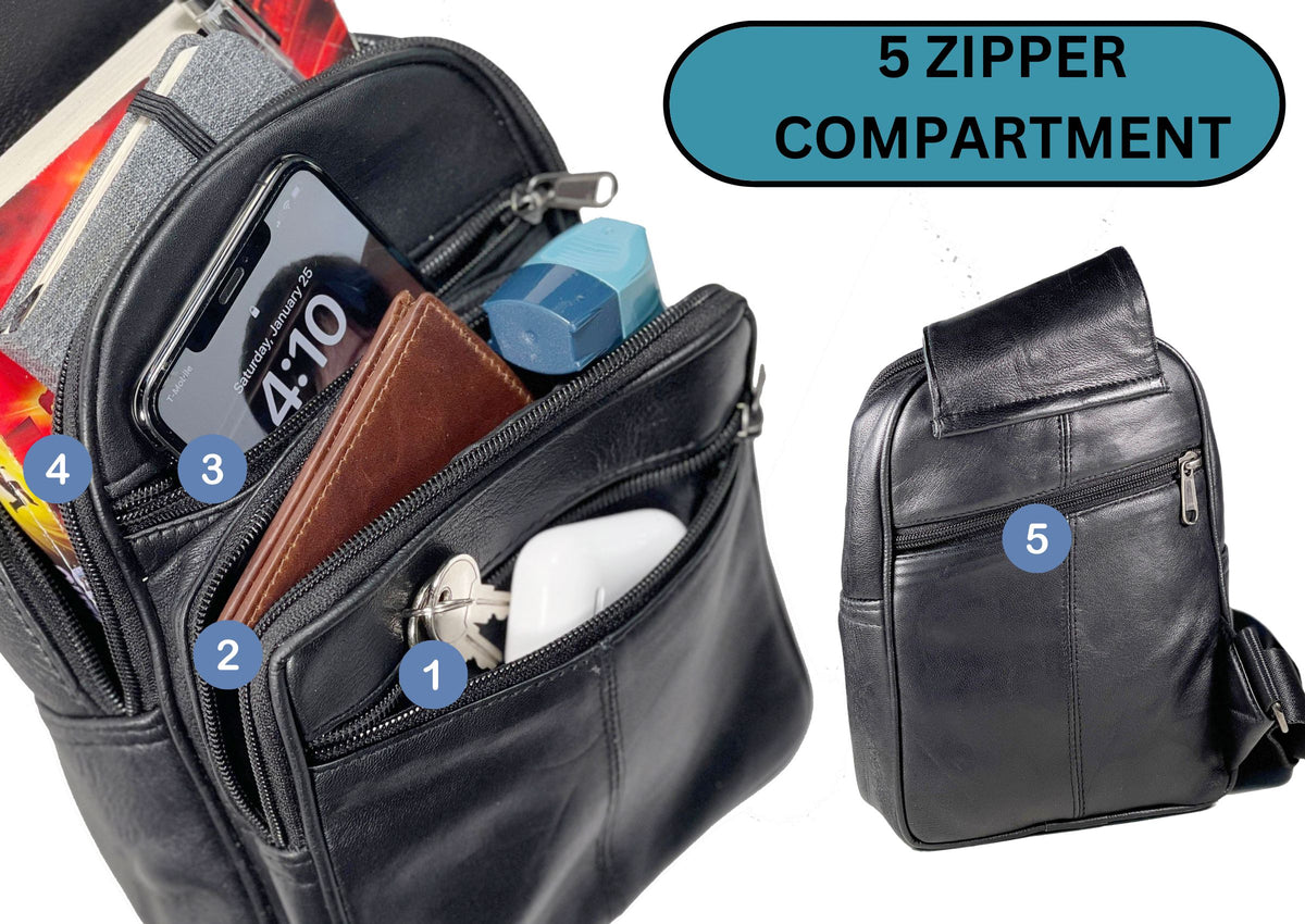 Bullz Crossbody leather bag CBB-08