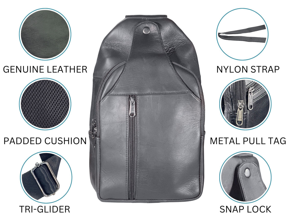 Bullz Crossbody leather bag CBB-09