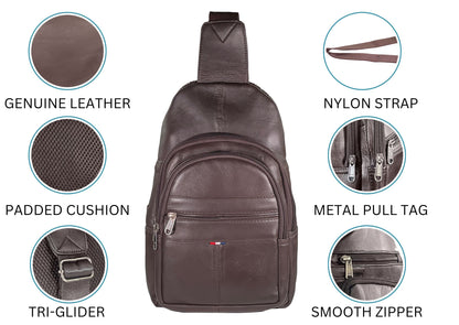 Bullz Crossbody leather bag CBB-07