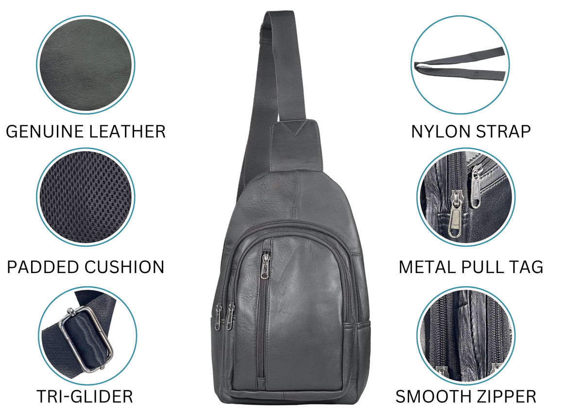Bullz Crossbody leather bag CBB-03