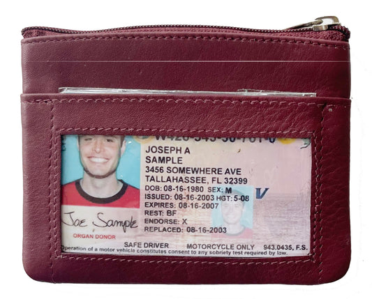 Genuine Leather Coin Purse EL-810