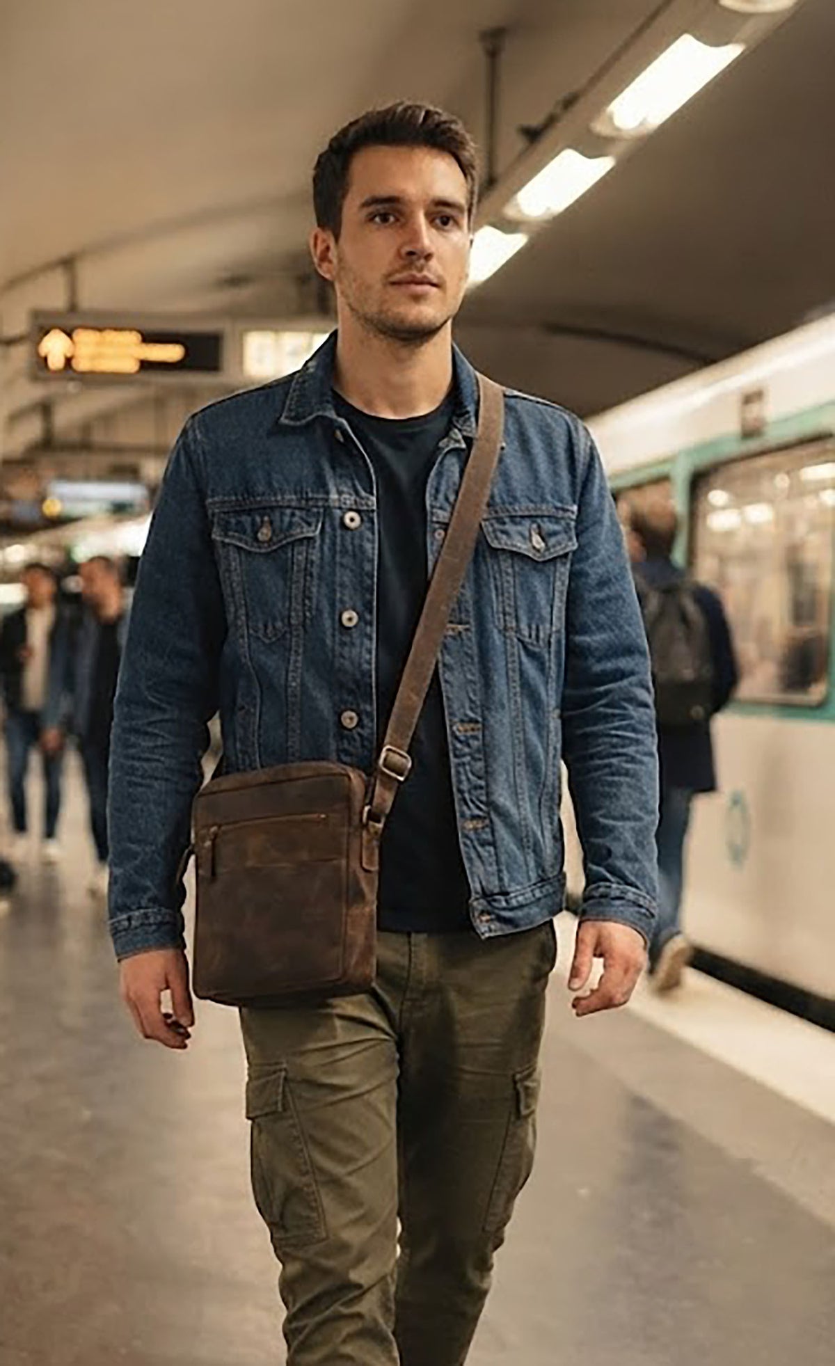 Bullz Hunter leather Sling bag SB-HTR-05