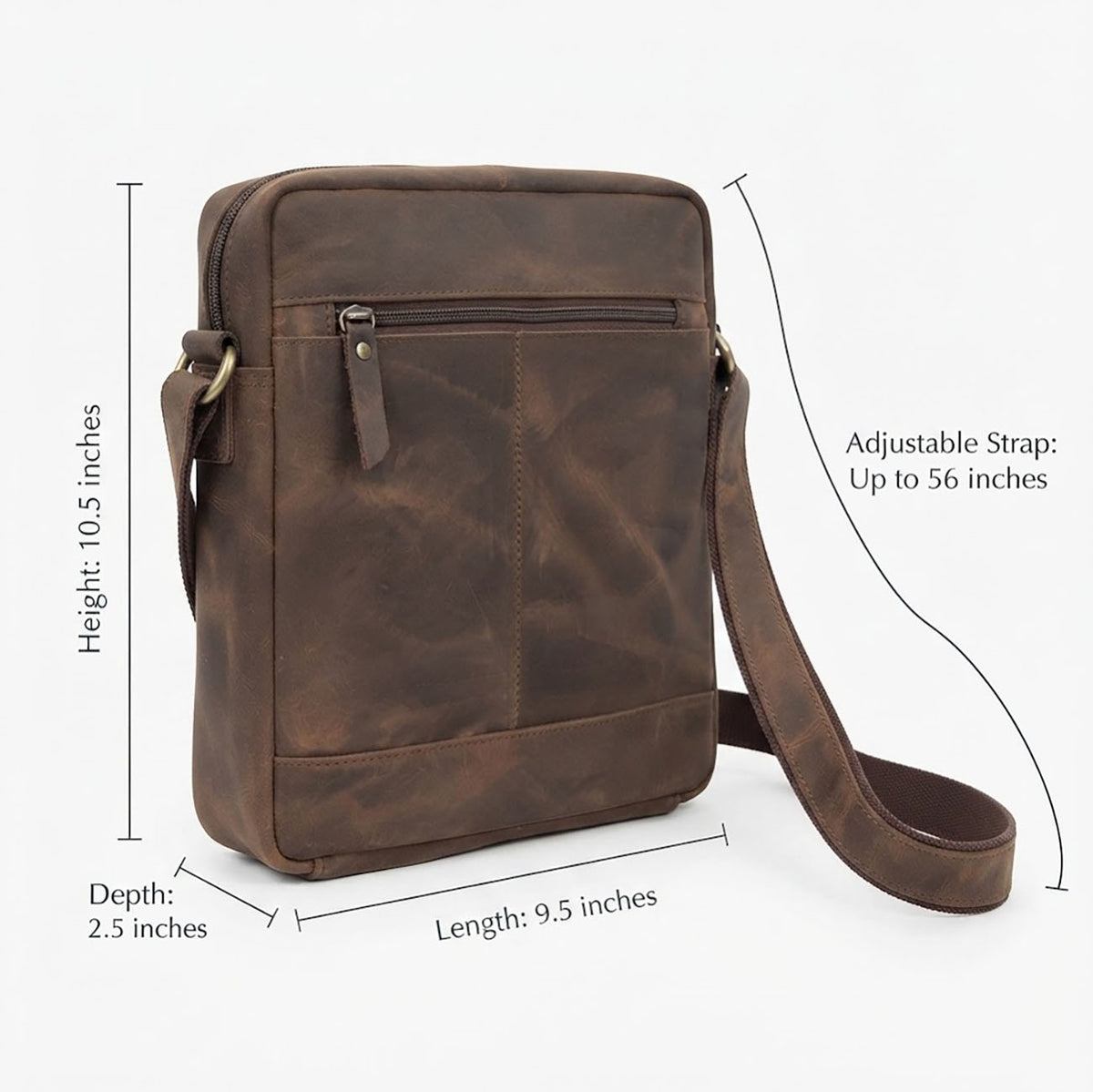 Bullz Hunter leather Sling bag SB-HTR-02
