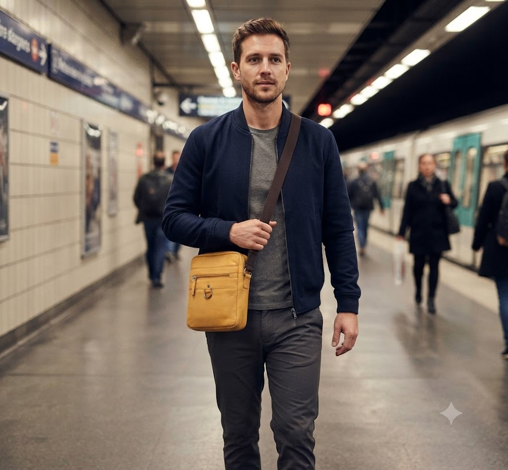 Bullz Sling leather bag SB-01