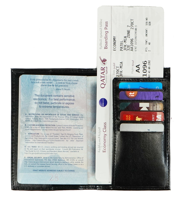 New Travel USA passport cover credit card holder wallet PC601