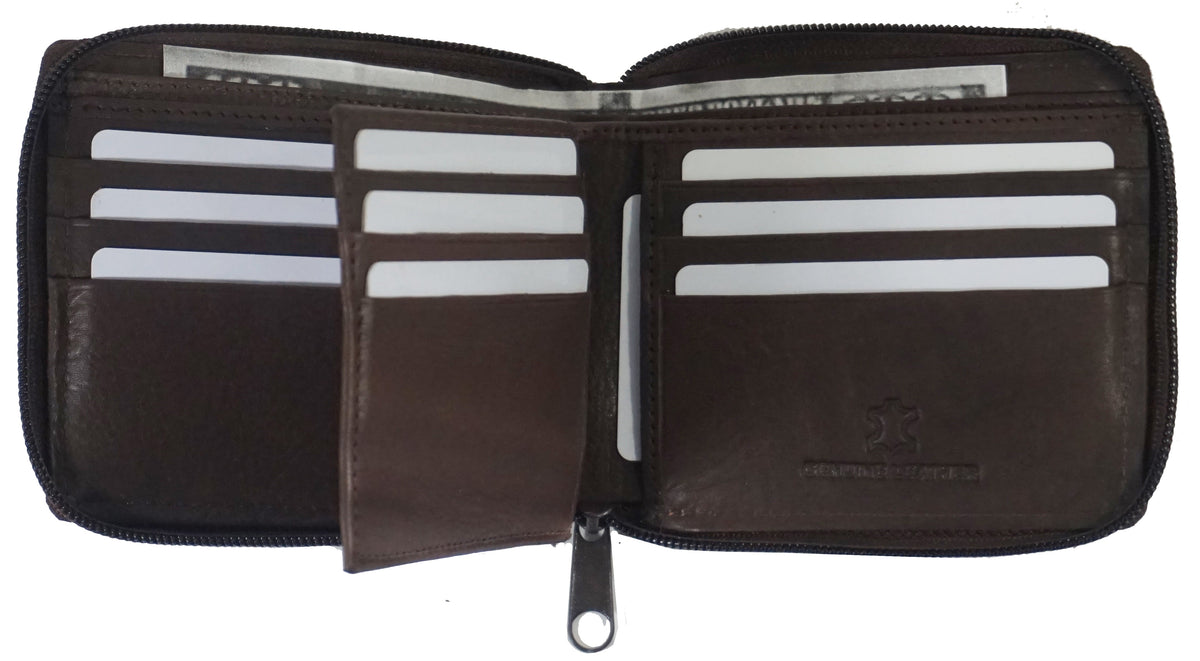 Bullz® FID Zipper Mens Wallet TXB-RF5101